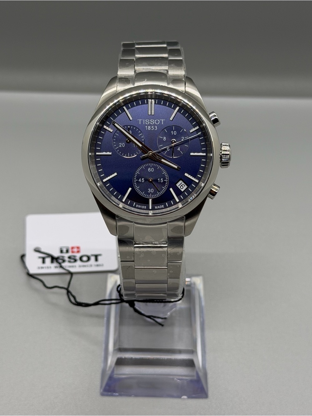 Tissot PR 100 Blue Dial Men’s Watch Quartz Chronograph 40mm – T150.417.11.041.00